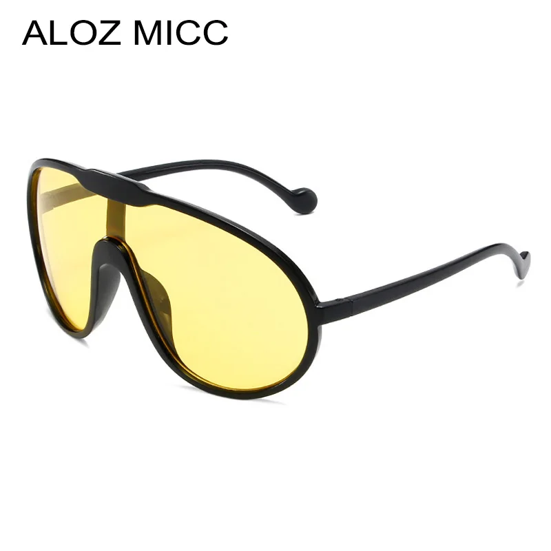 

Oversized One Piece Pilot Sunglasses Women For Men y2k Popular Vintage Luxury Brand Designer Sun Glasses Punk Big Frame Eyewear