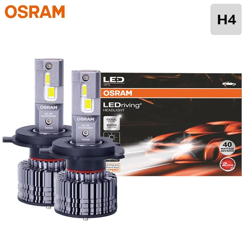 

OSRAM XLZ H4 LED Auto Lamp 40W 12V 6000K Pure White Super Bright Auto Headlight(1Pair)