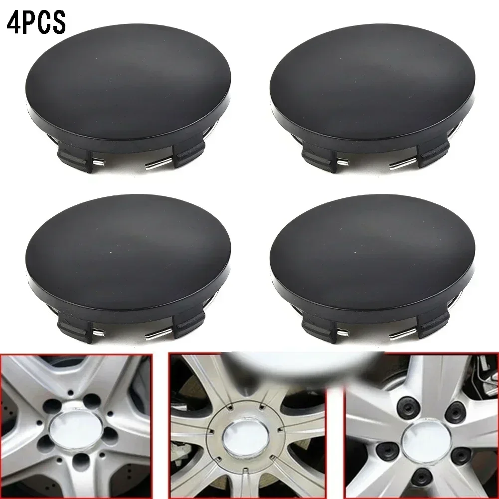 

4pcs 60mm Universal Car Vehicle Wheel Hub Center Cap Cover New ABS Black Silver For Most Cars Trucks Or Other Vehicles Hup Cover