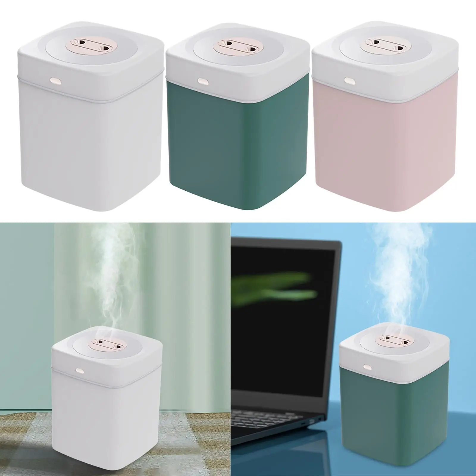 Luftbefeuchter 3L Silent mit Nachtlicht-Nebelspray für Reisen, Zuhause, Schlafzimmer