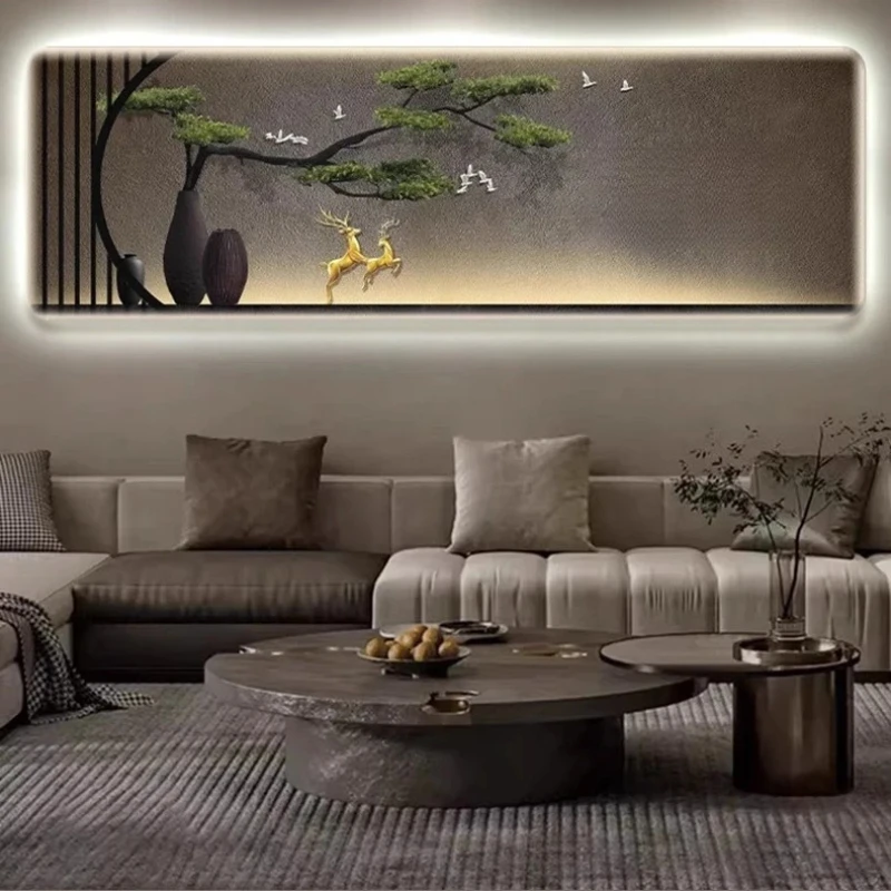 

Simple Chinese Style Living Room Modern Clock Wall Led Interior Clock Wall Digital Silent Horloge Murale Home Decoration