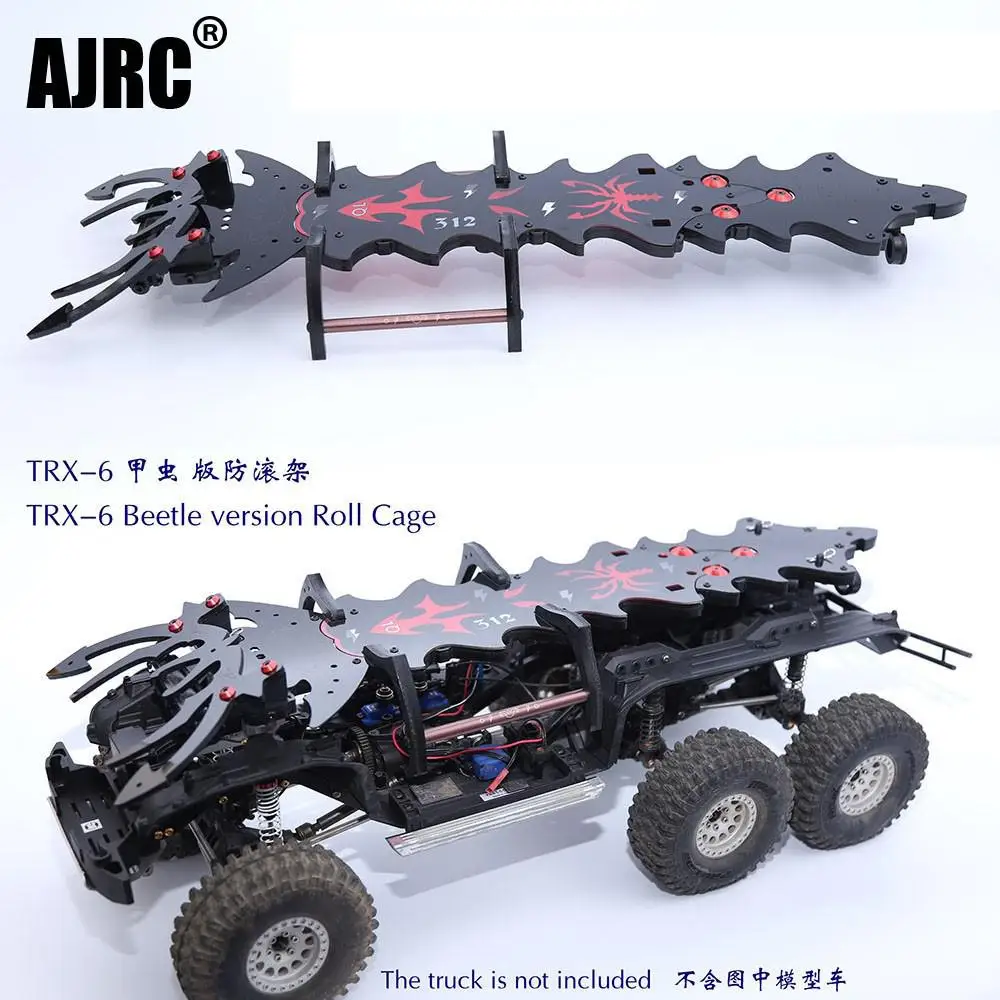 

1/10 Rc Climbing Car For Trax Trx-6 G63 Trx-4 G500 Bronco Defender K5 Compatible Roll Cage Centipede Crash Board