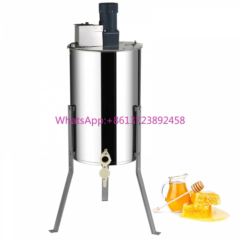 

VEVOR Electric Honey Extractor 2/4 Frames Honey Spinner Extractor Stainless Steel Beekeeping Extraction Apiary Centrifuge