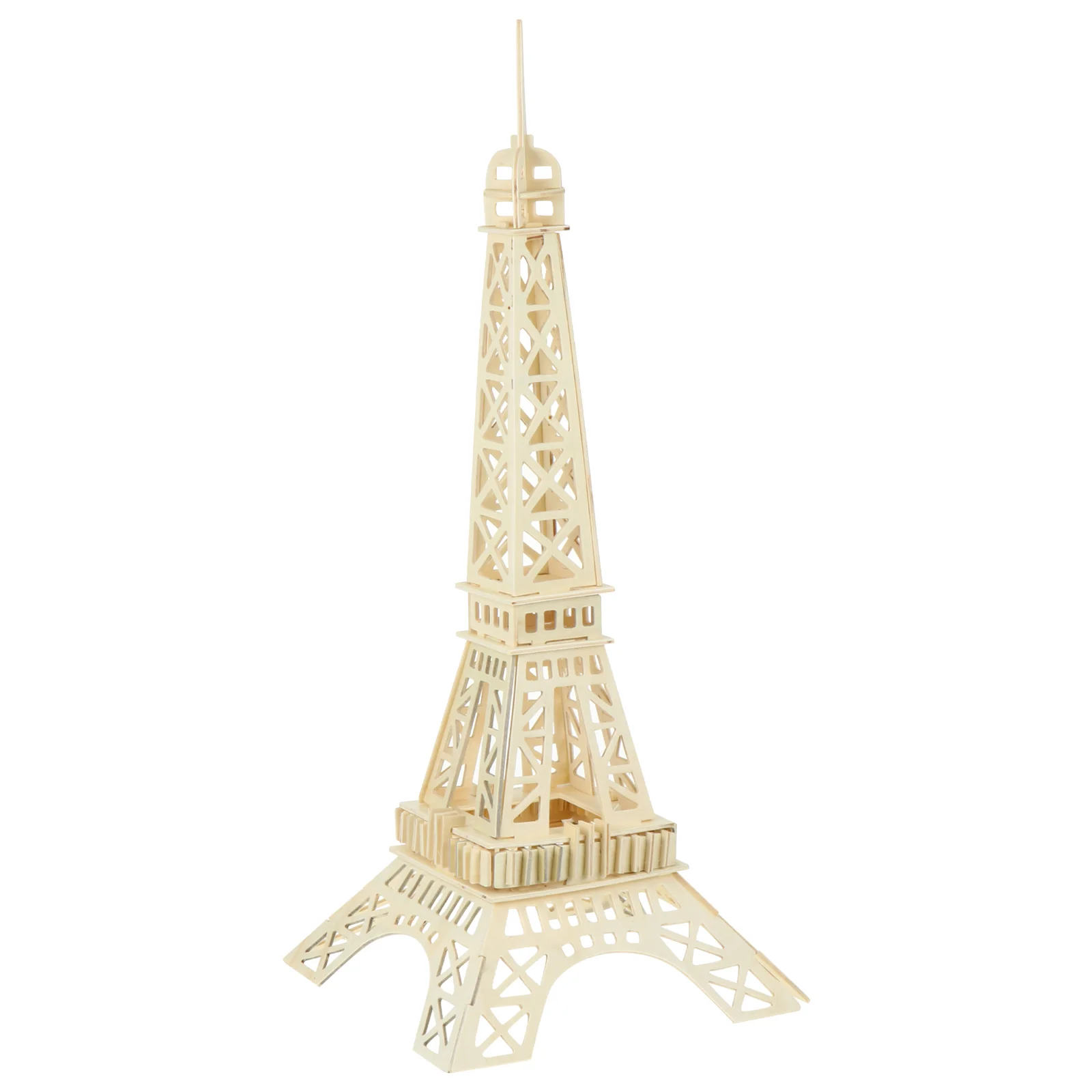 

Puzzle 3D Assemble Eiffel Tower Wooden Model Toy Jigsaw Self-Assembling Puzzles