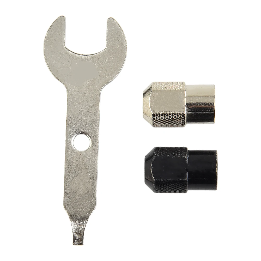 Electric Chuck for Rotary Tools 3pcs M8x0.75 Keyless Zinc Alloy Construction Designed for Electric Grinder Compatibility