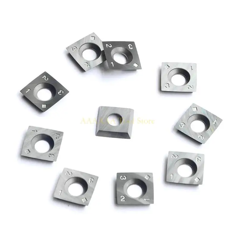 

A2BE 15mm Square Steel Cutter Inserts Knives for Woodworking Planer Insert Cutter Perfect for General Purpose