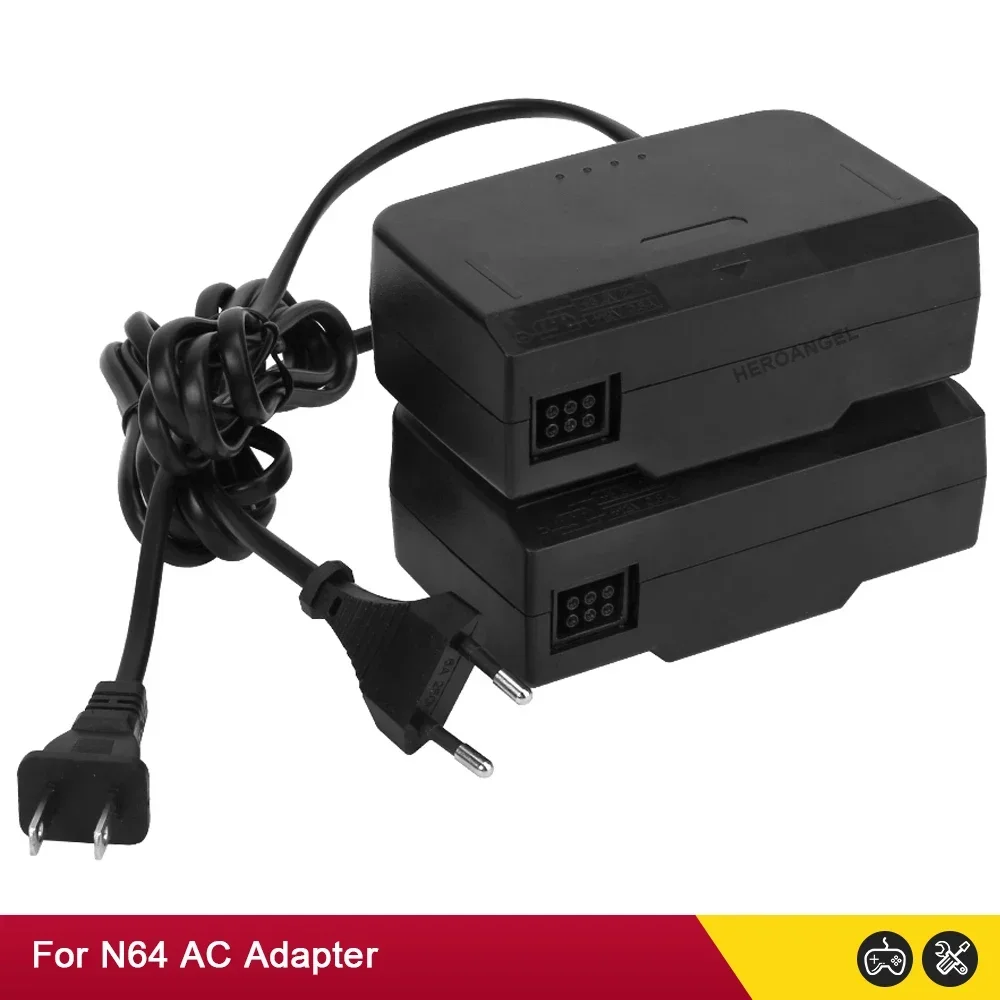 Neues Adapter-Netzteil-Ladekabel mit EU-US-Stecker für N64-Konsole, AC-Adapter-Ladegerät, Gaming-Zubehör – Detail 14