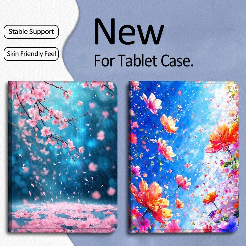 

Flower Art Beautiful For Xiaomi Mi Pad Mini 4 5 6 7 SE Pro Plus Redmi Pad 2 SE 2025 8.8 11 Foldable Tablet Case Gift