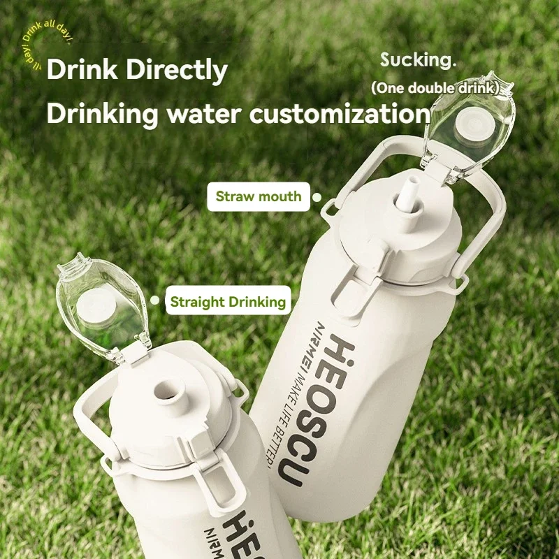 Large Tumbler Stainless Steel Thermal Water Bottle Vacuum Flasks Insulated Cold and heat Camping Sports Outdoor Activities