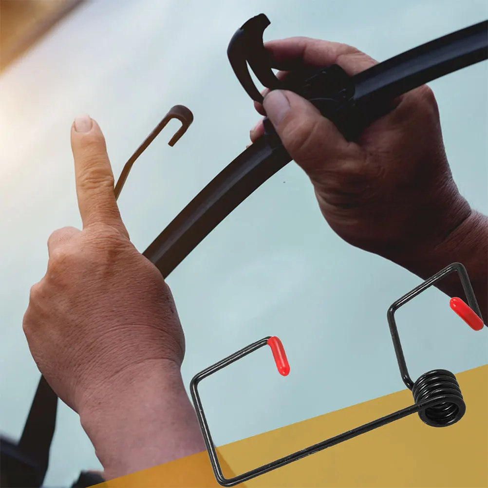 

4Pcs Windshield Wiper Arm Spring Replacement Multi-Functional Car Wiper Accessories Universal Booster Spring Booster