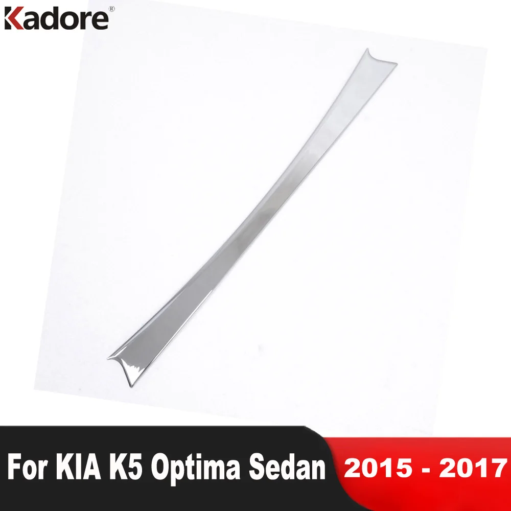

Rear Trunk Lid Cover Trim For KIA K5 Optima Sedan 2015 2016 2017 ABS Chrome Tailgate Tail Door Molding Strip Car Accessories