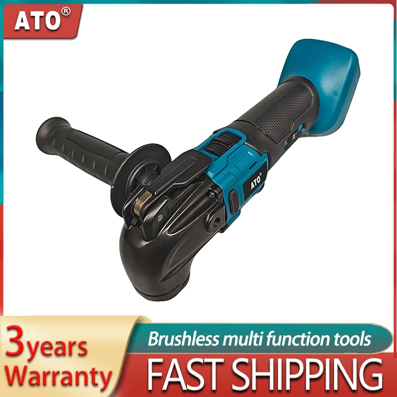 ATO Brushless Cordless Oscillating Multitool Trimmer Saw Renovator Wood working Power Tool Compatible With Makita 18v Battery