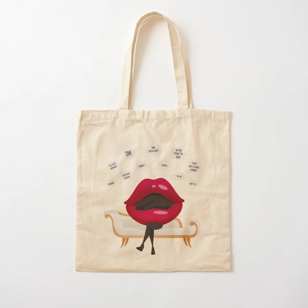 A Little Vampin' Tote Bag personalized tote custom tote bag eco pack Canvas bag for women