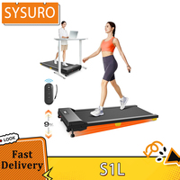 SYSURO S1L Walking Pad Treadmill, 300lbs, 0.6-6.2MPH, 9% Incline, 5-Layer Belt, LED Display, Remote Control