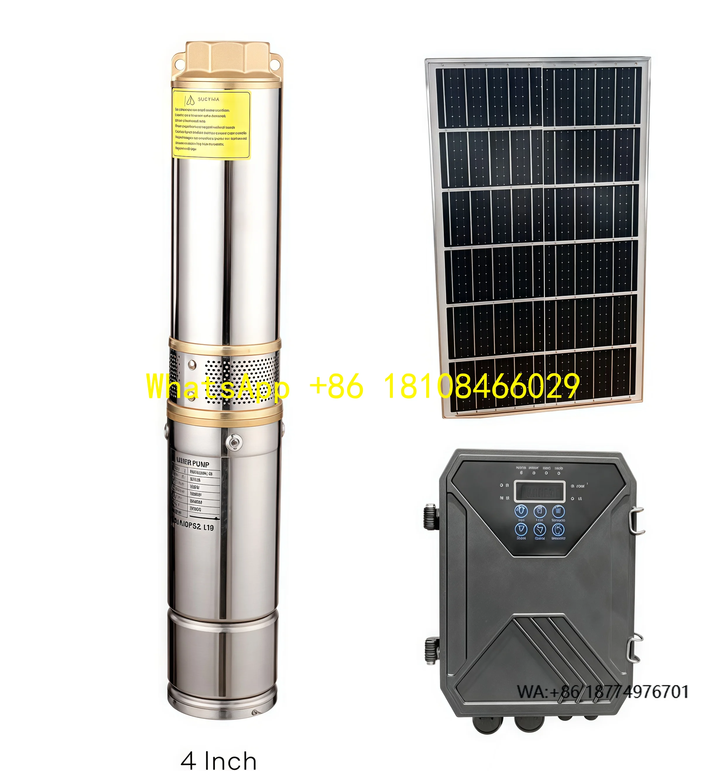 Alimentazione a energia solare Durata della pompa dell'acqua Pompa dell'acqua ad energia solare Pompa dell'acqua ad energia solare per l'irrigazione in serra