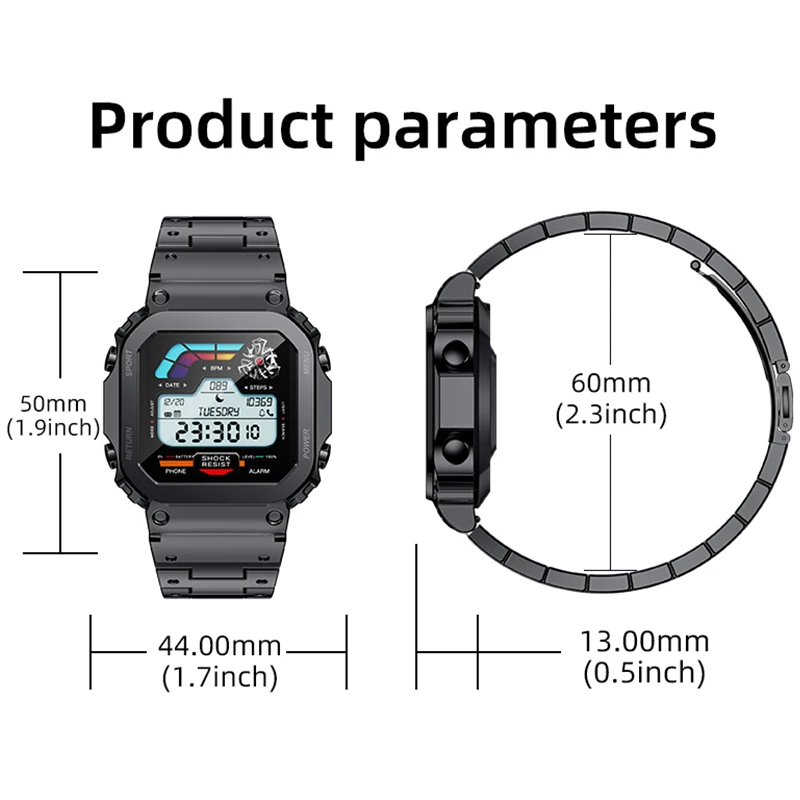 Miltary Smart Watch 2025 Men's Steel Watch Aiweile AW39 Fitness Tracker Sport Business Bluetooth Call Copy Design High Quality