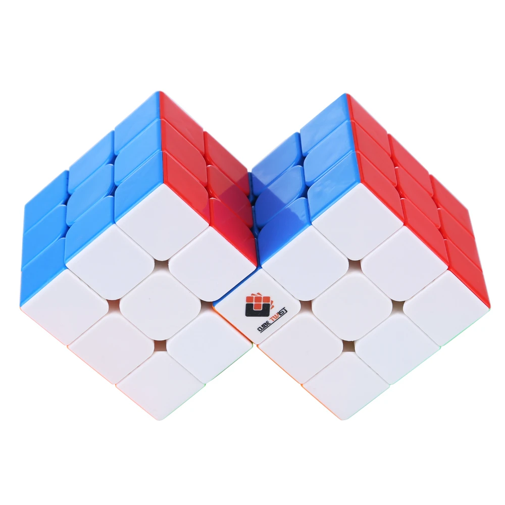 Cube Twist Double 6x6  3x3 Conjoined Magic Cube for Brain Training Educational Game Toys gift Drop Shipping - Stickerless