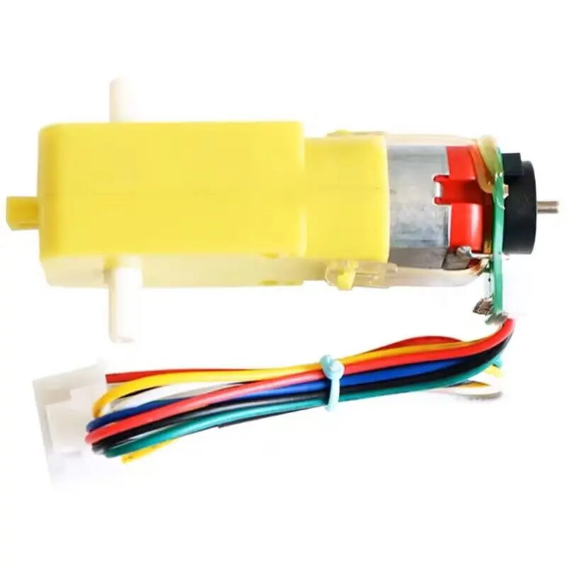 6V  TT Micro DC Motor with AB Phase Hall Encoder Speed Measurement For Two-Wheel Self-Balanced Car/DIY Model Ratio 1:48