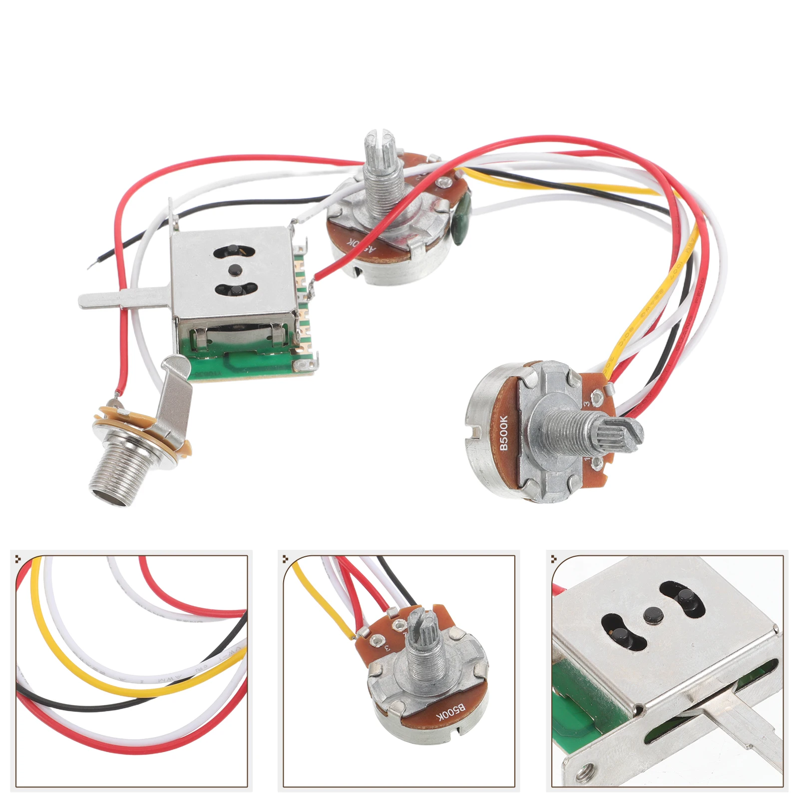 

Electric Guitar Accessories Circuit Connecting Wires Electronics Wiring Bass Parts Plastic Tool Switches