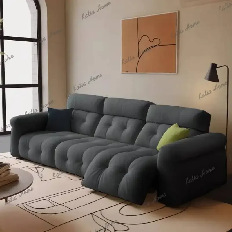 Factory Direct Extendable Electric Recliner Sofa Breathable Modern Apartments Electric Recliner Sofa Luxury Relax Divano Soggior