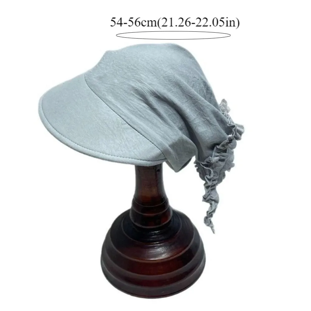 Chapeau Turban en coton à bec de canard, Protection UV, foulard réglable, casquette de Baseball, chapeau Hip Hop, polyvalent, populaire, vacances