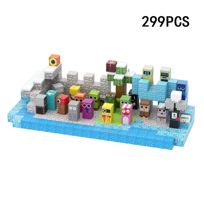 جديد Sprunki الإبداعية إيقاع صندوق المغناطيسي اللبنات لعبة التراص الحسية للأطفال هدية عيد ميلاد #6