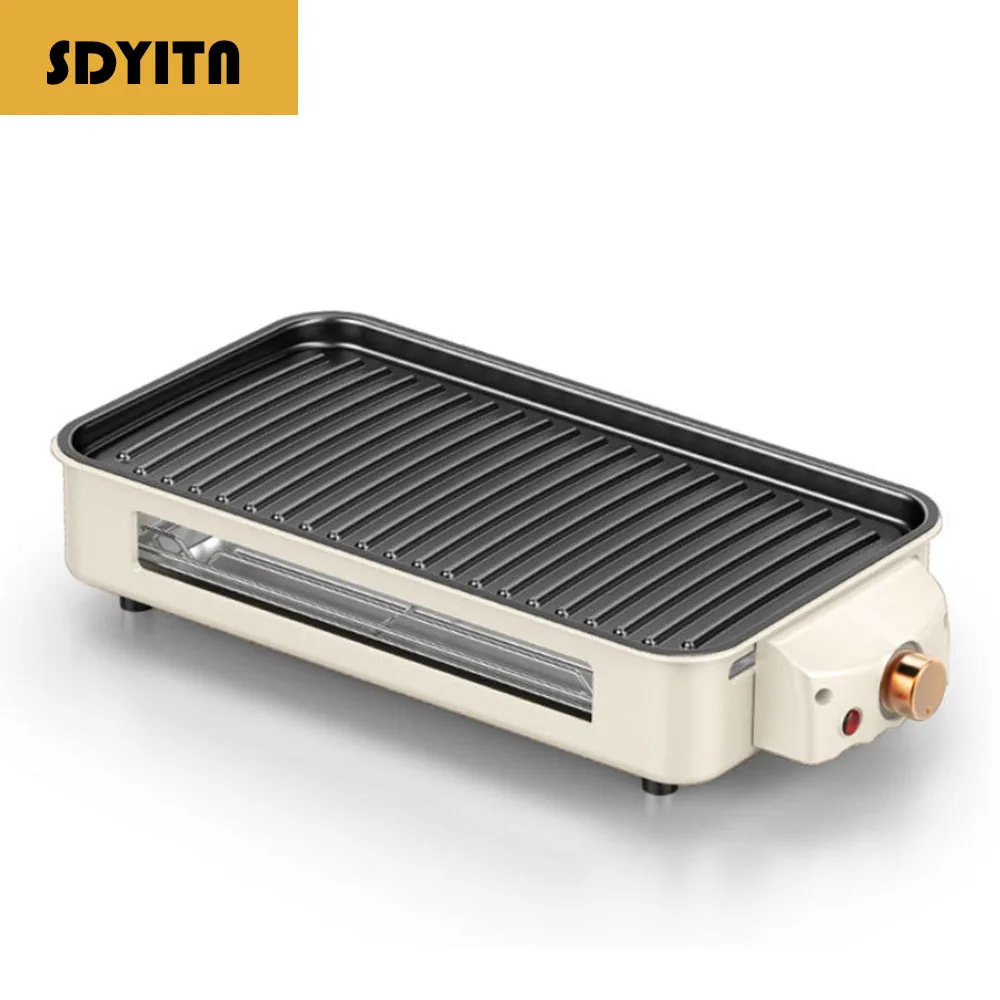 

Multifunctional Easy-to-use Electric Barbecue Grill Smokeless Electric BBQ Grill for Home Use with Double-layer Rack