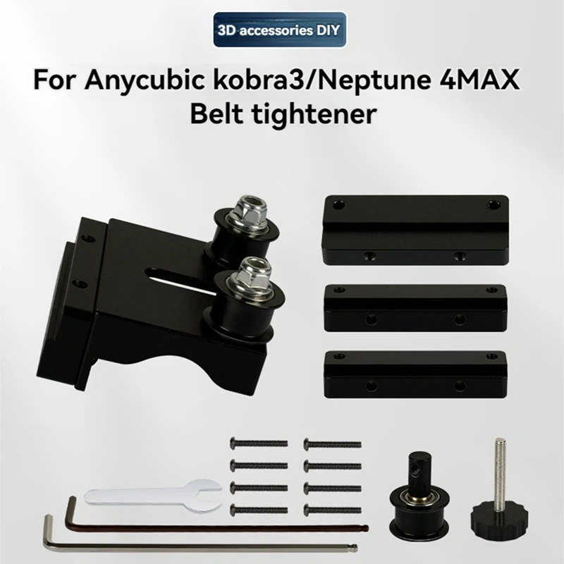 Timing Belt Tensioner Kit For Anycubic Kobra 3 3D Printer Belt Tightening And Loosening For Neptune 4 Max Accessories