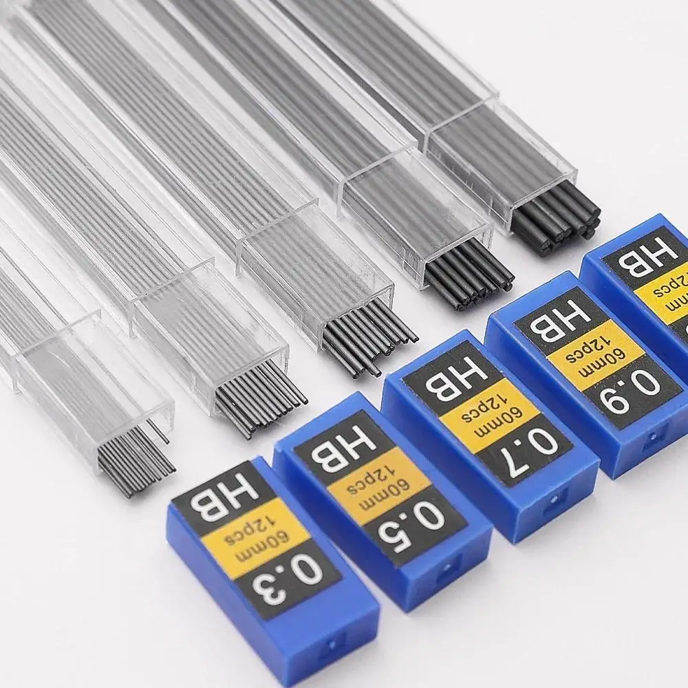 Mechanical Pencil 0.3 0.5 0.7 0.9 1.3 2.0mm 3.0mm Low Center of Gravity Metal Drawing Special Pencil Office School Art Supplies