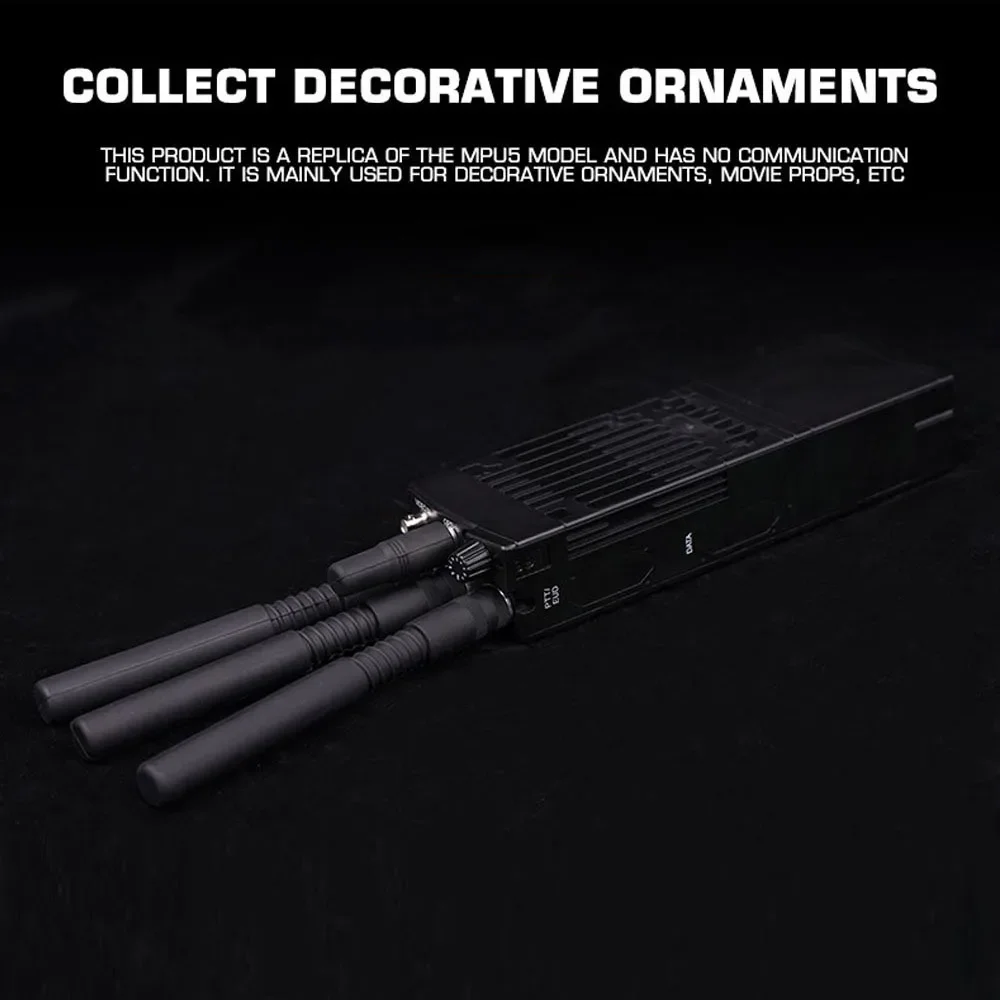 Tactical MPU5 Radio Model Detachable Outdoor Hunting Walkie-Talkie DIY Refit MPU5 Radio Dummy Case CS Airsoft Game Gear
