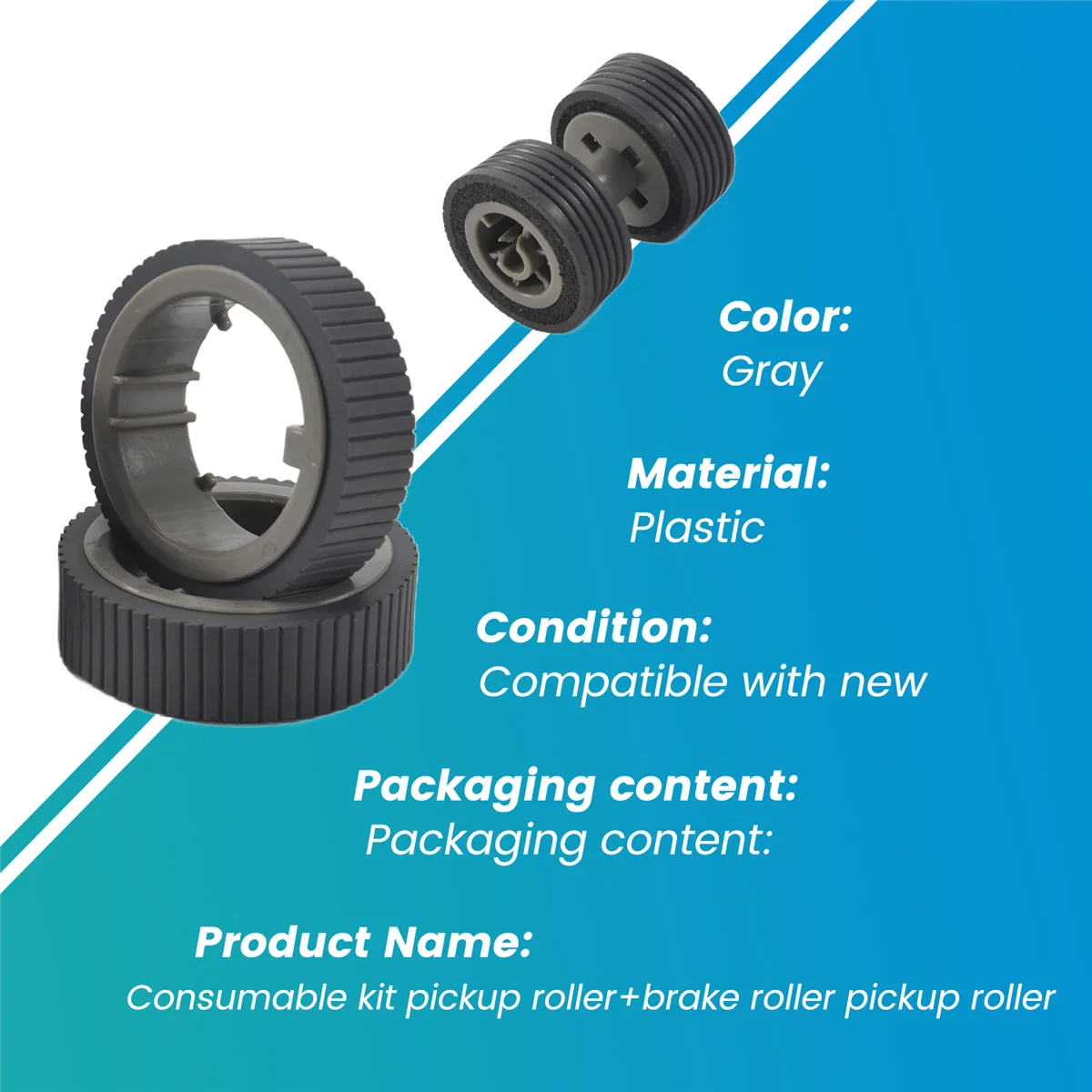 Ensemble de consommables les mieux notés Rouleau de sélection + Rouleau de frein Rouleau de ramassage