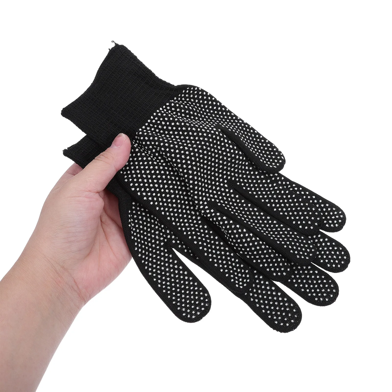10Pair Anti Slip Nylon Dotted Grip Work Gloves Safety Gloves Wear Resistant for Warehouse Construction Packing Moving