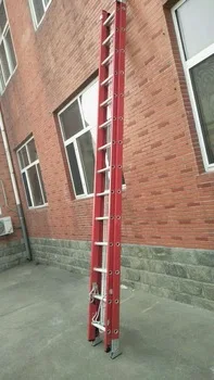 EN131 FRP Fiberglass Insulated Ladder, 4-Step Extension Ladder for Industrial Use, Lightweight and Durable Scaffold Ladder