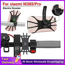 Universal Phone Holder 360 ° Handlebar Phone GPS Silicone Holder for Xiaomi M365/Pro/Pro 2/ 1S Mi3/4 Pro Electric Scooter Parts