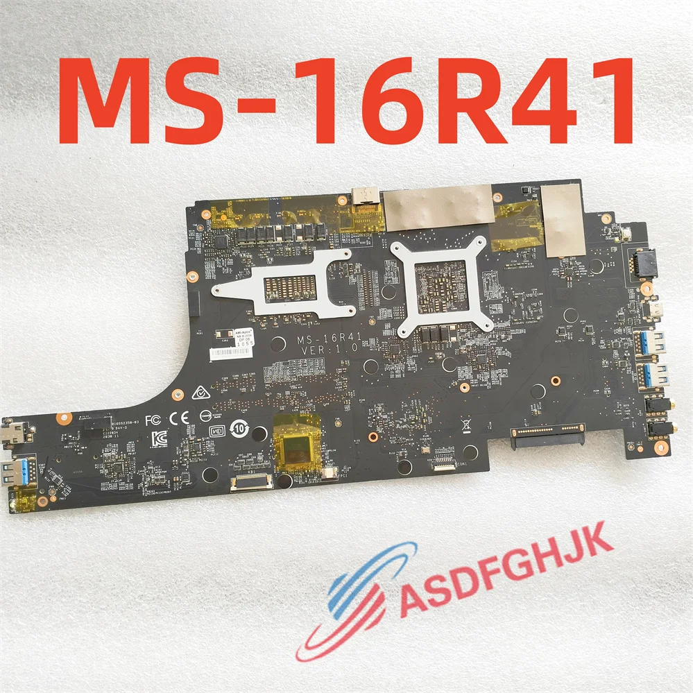 Genuine MS-16R41 VER 1.0 FOR MSI Gf63 Thin 9scr LAPTOP MOTHERBOARD WITH SRF6X I5-9300H CPU AND GTX1650M  TEST OK