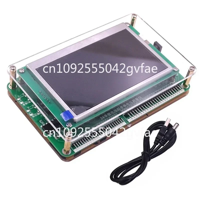 LCD 24S akumulator litowy 18650 Tester napicia z pojedyncz komrk Pomiar identyfikujcy numer sznurka Tester in stock