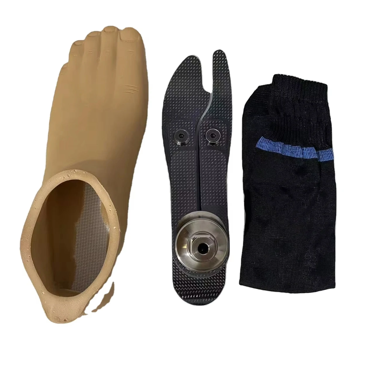 Carbon Fiber Heel Carbon Fiber Foot Prosthetic Foot Split Toe Design Amputees