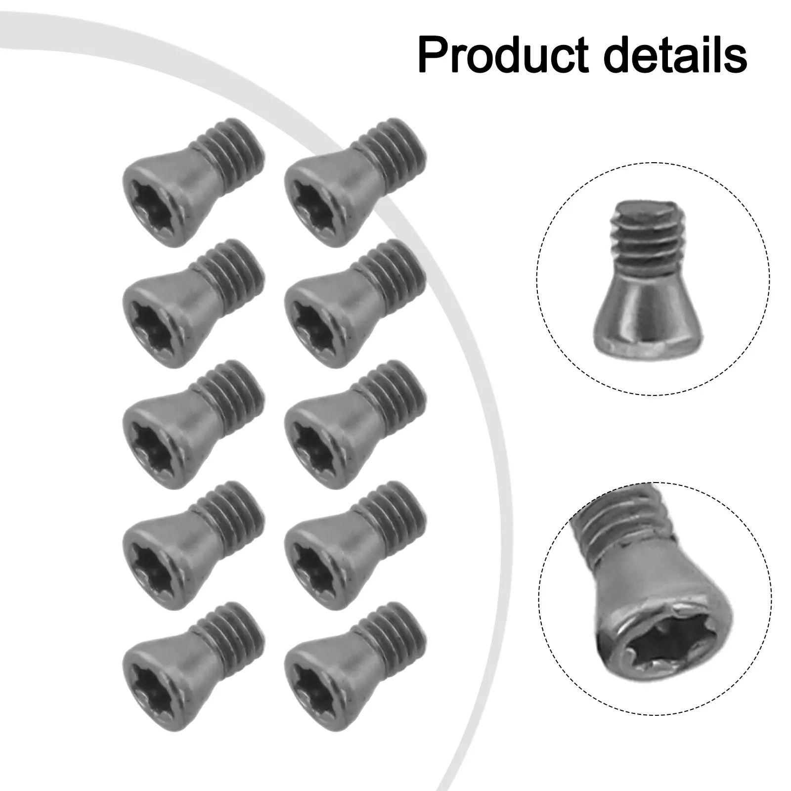 10 pz M2-M5 Viti Torx Per Sostituire Lame In Metallo Duro Utensili Per Tornio CNC Per Sostituire Lame In Metallo Duro Attrezzature Accessori