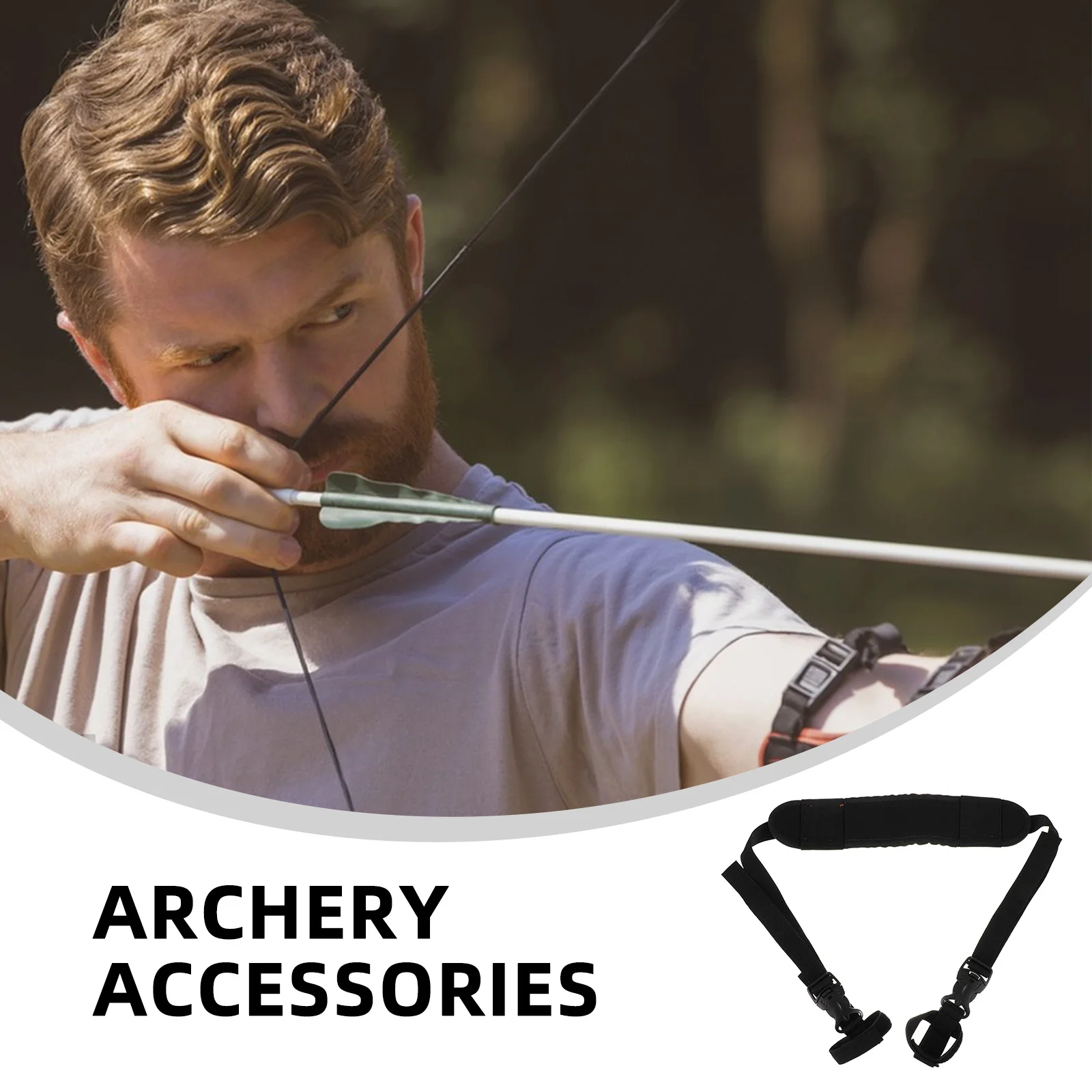 

Compound Bow Anti-Slip Shoulder Strap Archery Bow Carrying Holder Hunting Archery Accessories