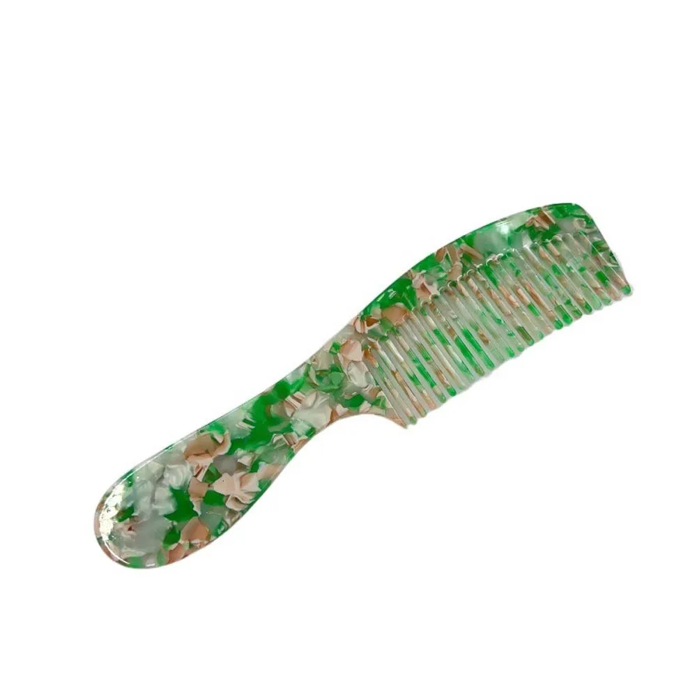 

Portable Leopard Print Acetate Comb Hair Styling Tool Hand-held Makeup Comb Anti Static Korean Style Hairdressing Combs Student