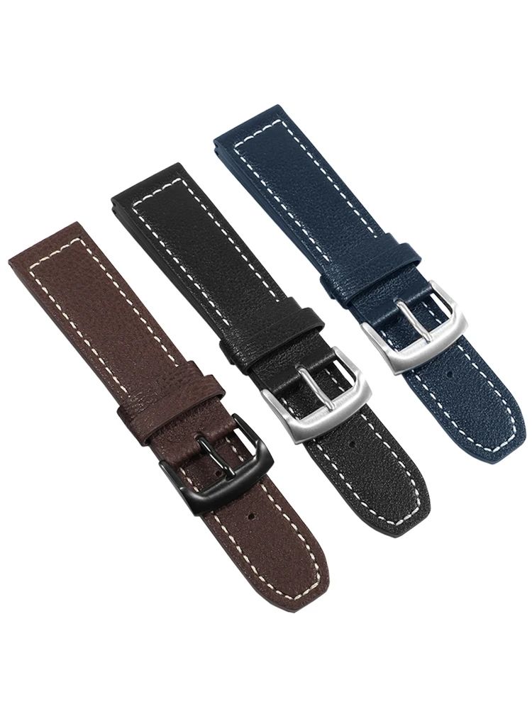 The Leather Strap Is Compatible with The C-i-t-i-z-e-n CA0695-17/84E CA0690-88E Business Sports Watch