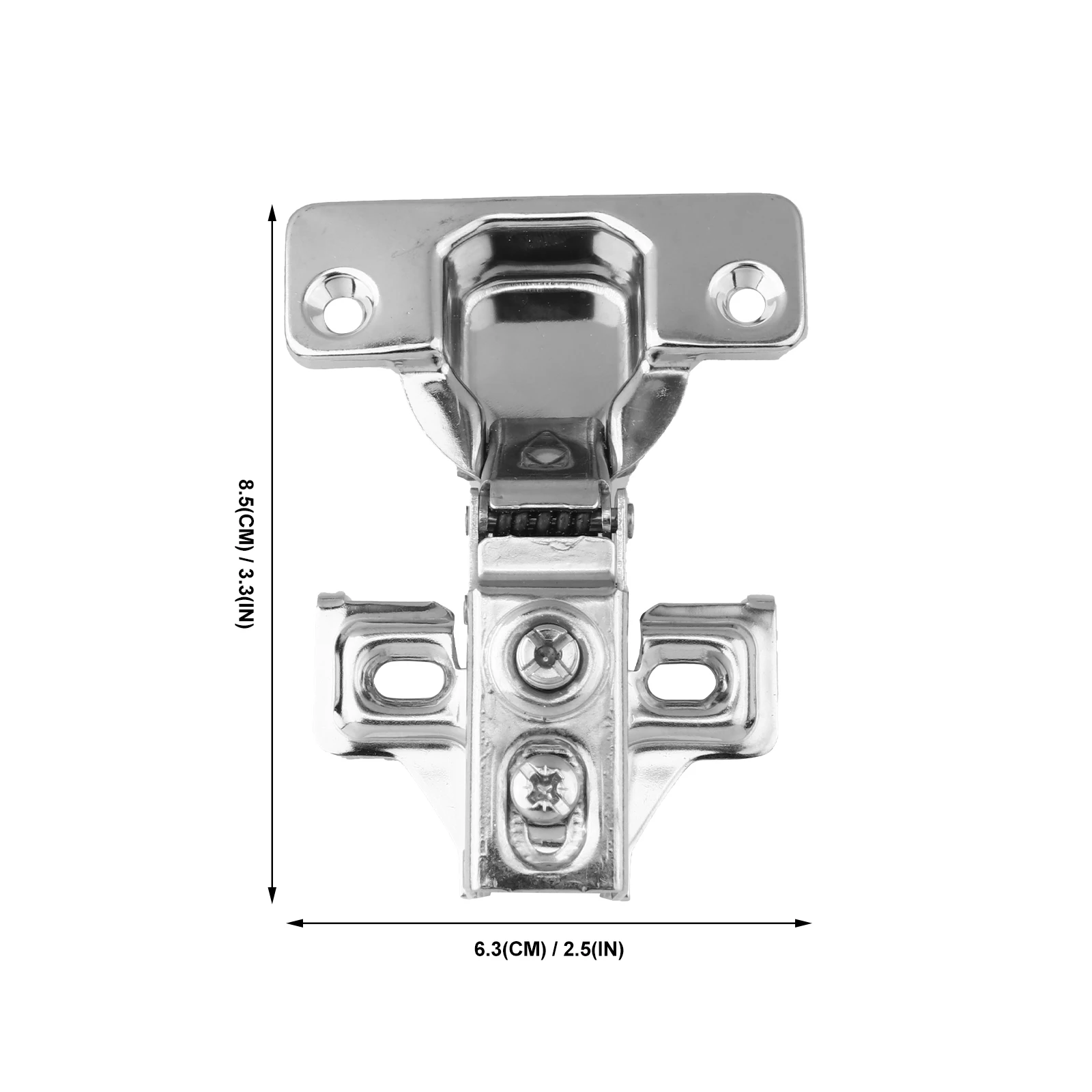 

10 Sets Stainless Steel Hydraulic Hinge Furniture Hinges with Closer Kitchen Canopy for Soft Cabinet Hardwares Parts Door