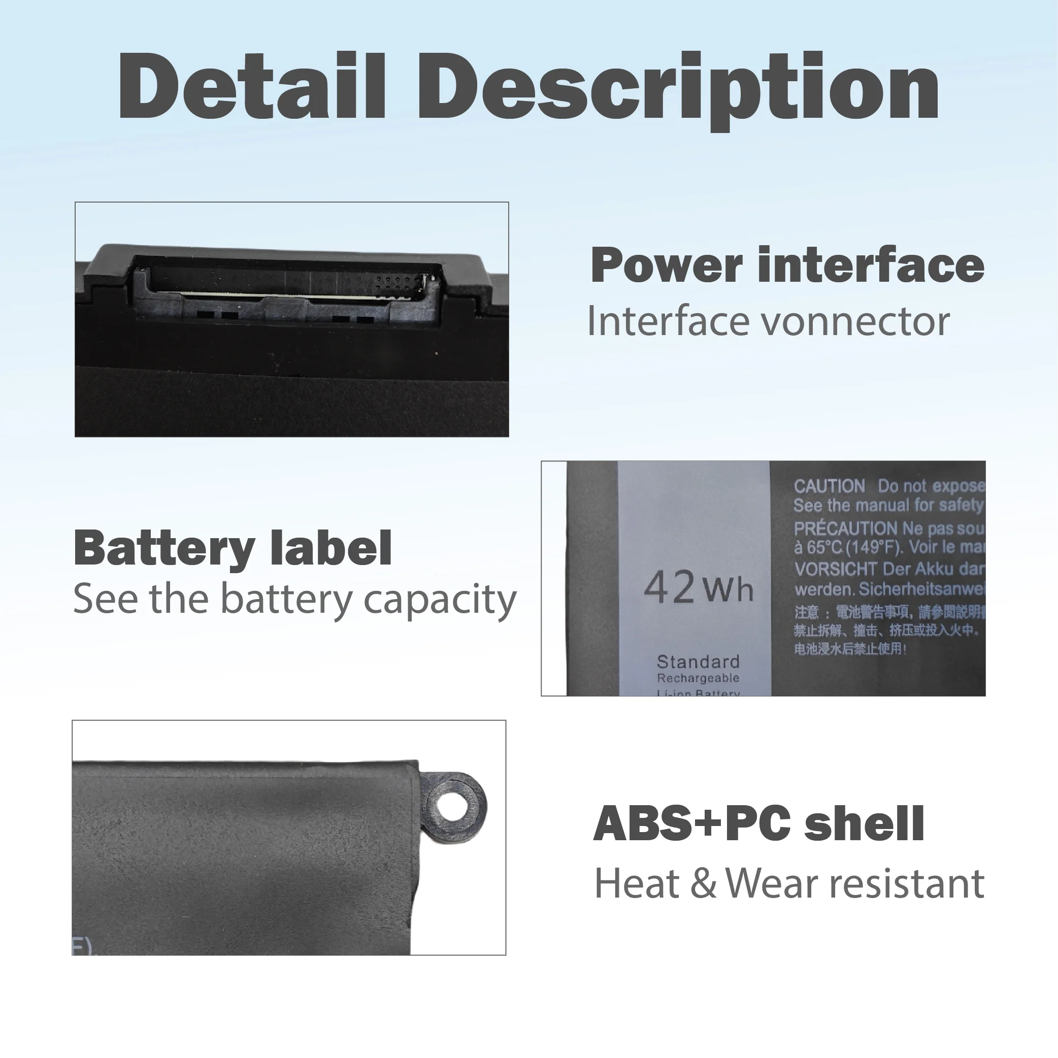 P69G Vostro 5471 WDXOR WDX0R 42Wh 3684mAh For Dell Inspiron 13 14 15 17 5000 7000 P69G001 5378 5379 5770 5570 3CRH3 T2JX4 FC92N view 3