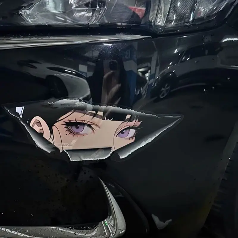 أنيمي فتاة باردة كسر الورق ملصق مقاوم للماء الجسم تقليم الشارات للدراجات النارية خوذة سيارة حقيبة كمبيوتر لوح التزلج Part2