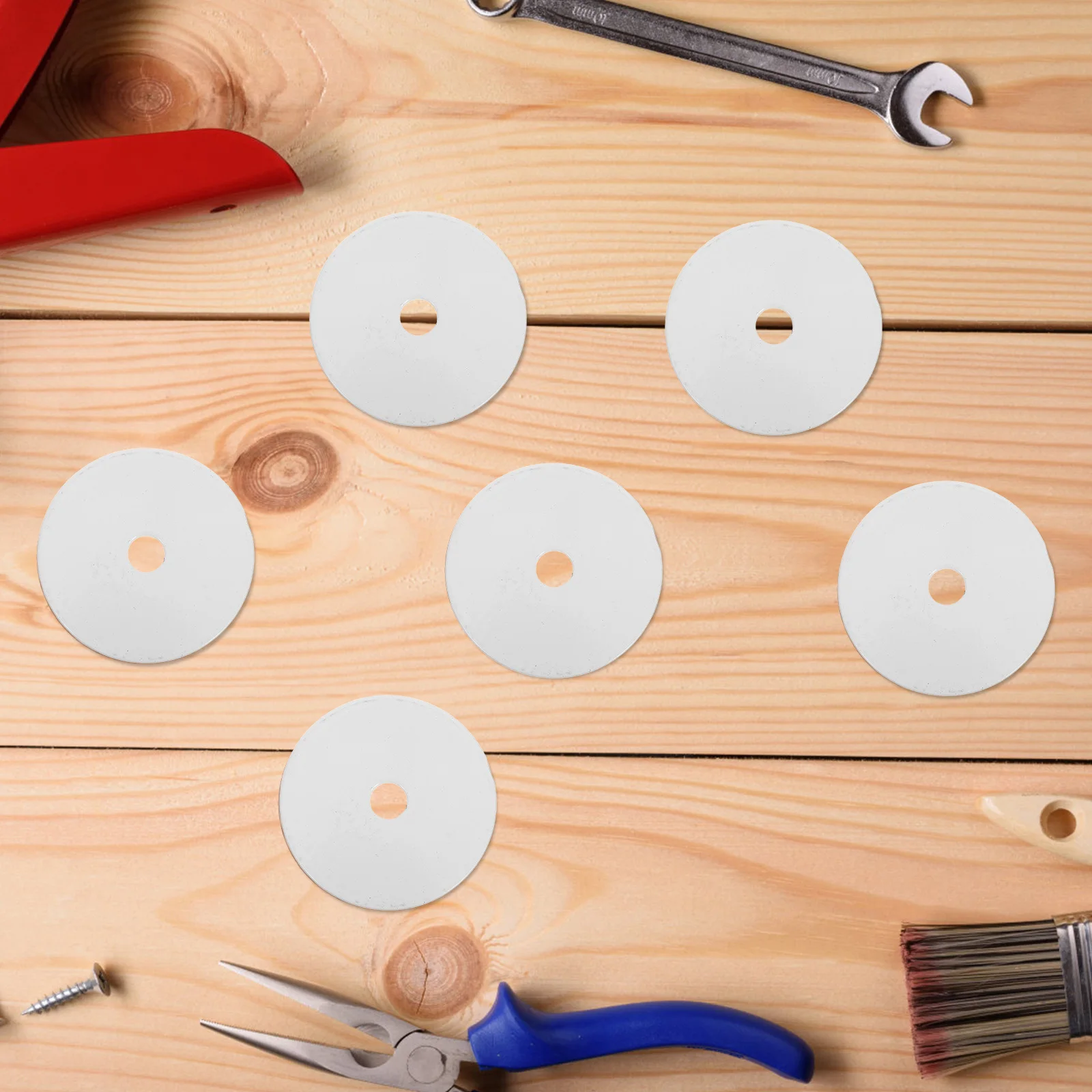 

10Pcs Round Iron Lamp Base Plates Stable Metal Lamp Parts for Table Floor Lamps Light Fixture Repair Rewiring Accessories