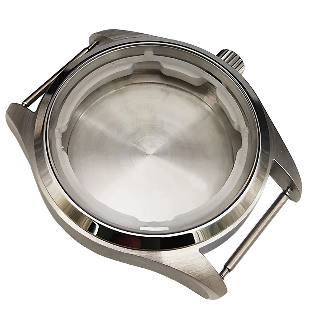 

Корпус часов 40 мм для NH35 NH36, запасные части для механизма, подходит для циферблата 33,5 мм, корпус из нержавеющей стали, аксессуары для механических часов