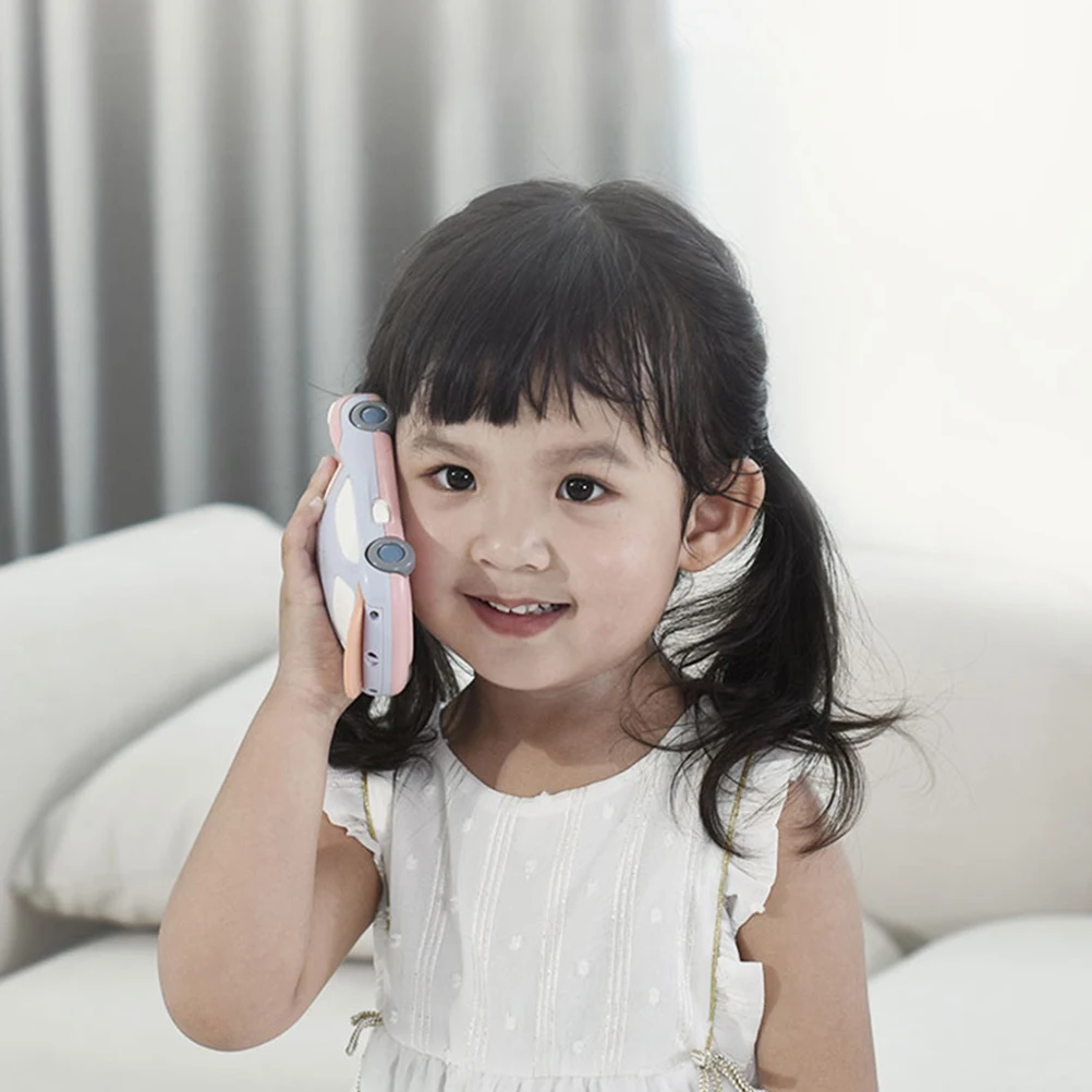 1pc macchina per luci musicali per bambini design educativo per auto dei cartoni animati con simulazione di luci musicali telefono apprendimento interattivo infantile