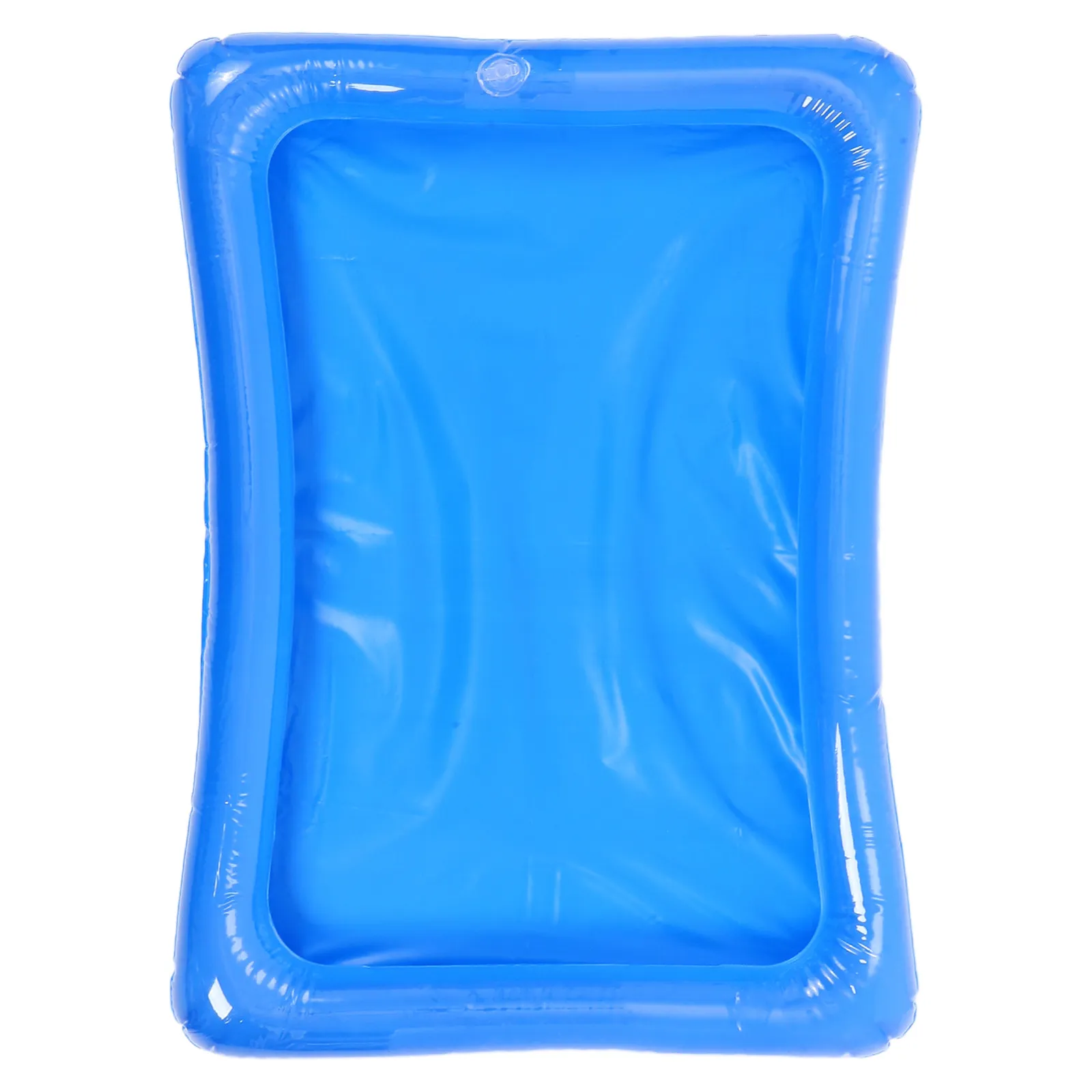 Portable Inflatable Cooler Tray 18.8x16.5 Inch Water Floating Mat for Food Drinks Ice Storage Pool Beach Picnic Luau Party
