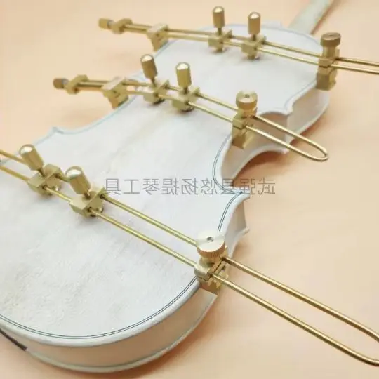 3pcs Violin Cello Brass Repair Central Crack Debug Clamps Luthier Making Repair Tool