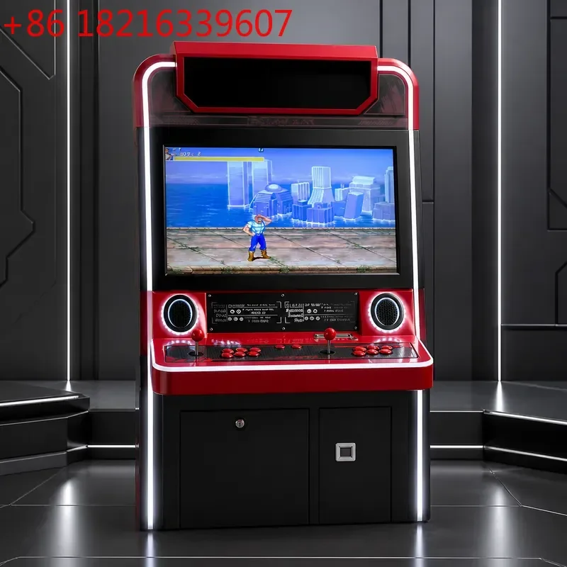 Large Dual Joystick Arcade Game Console Home Desktop Integrated Cabinet Coin Operated Fighting Machine Moonlight Treasure Box